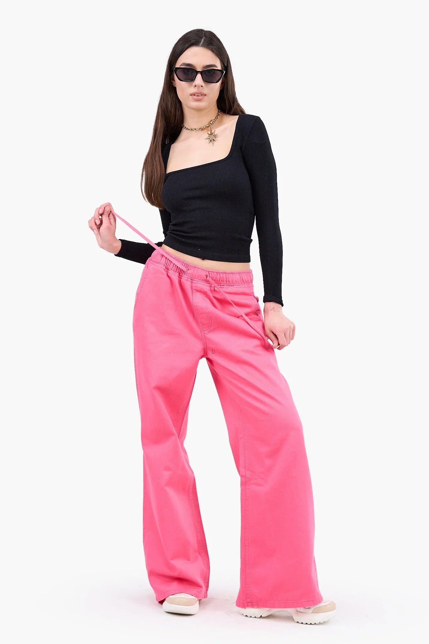 Clue - Cotton Plain Pants 4