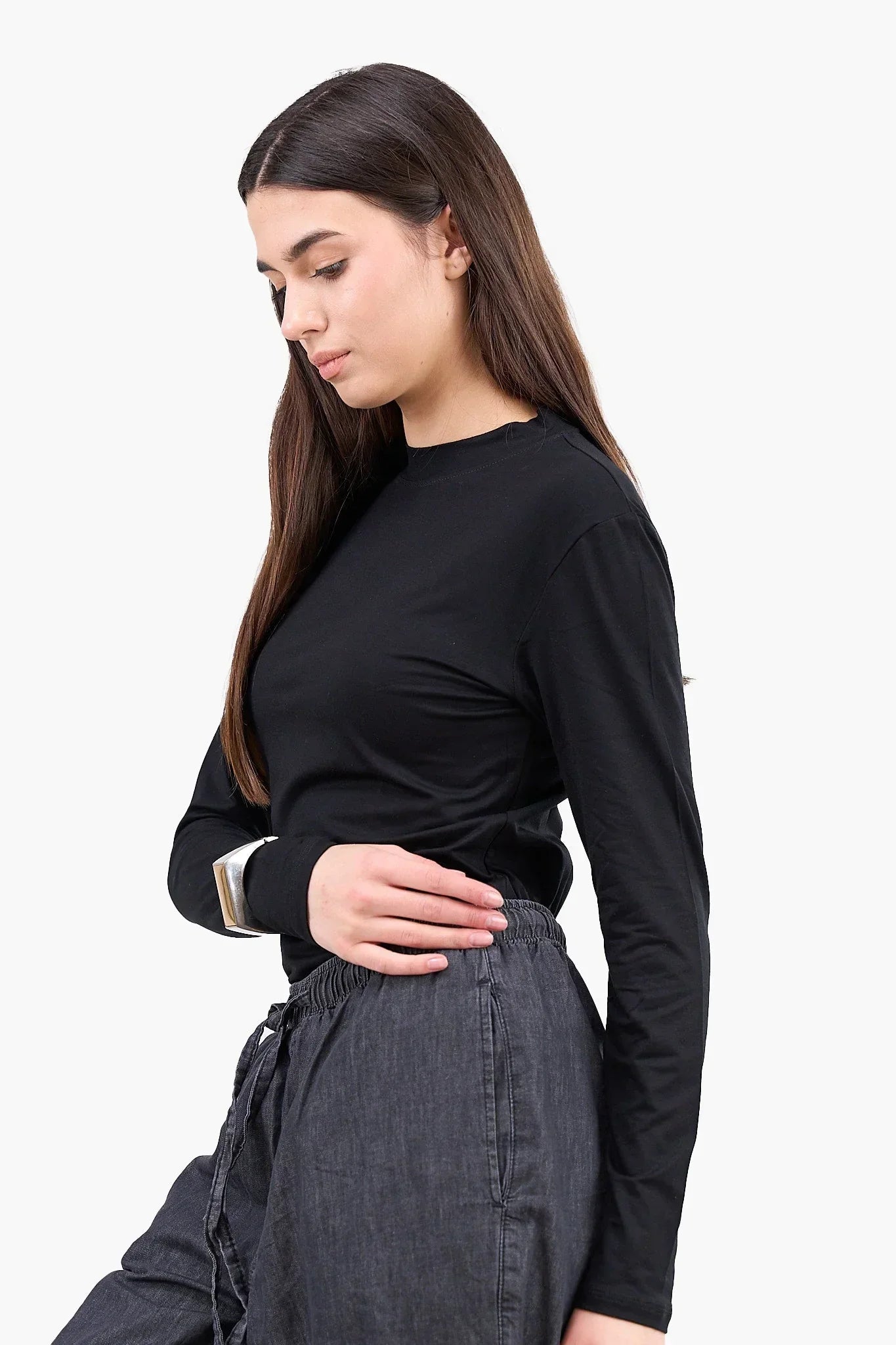 Clue - High Neck Basic Top 2