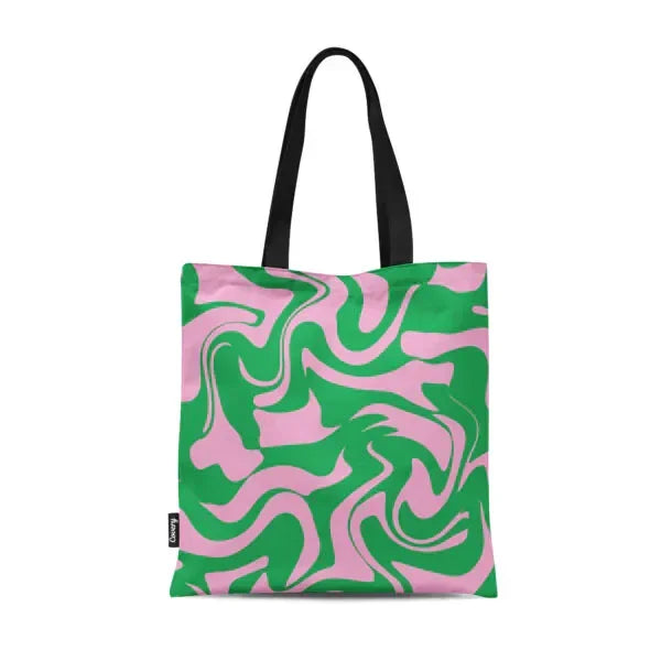 ABSTRACTED 1 COLOR GREEN Totebag - Covery - Babazzaro