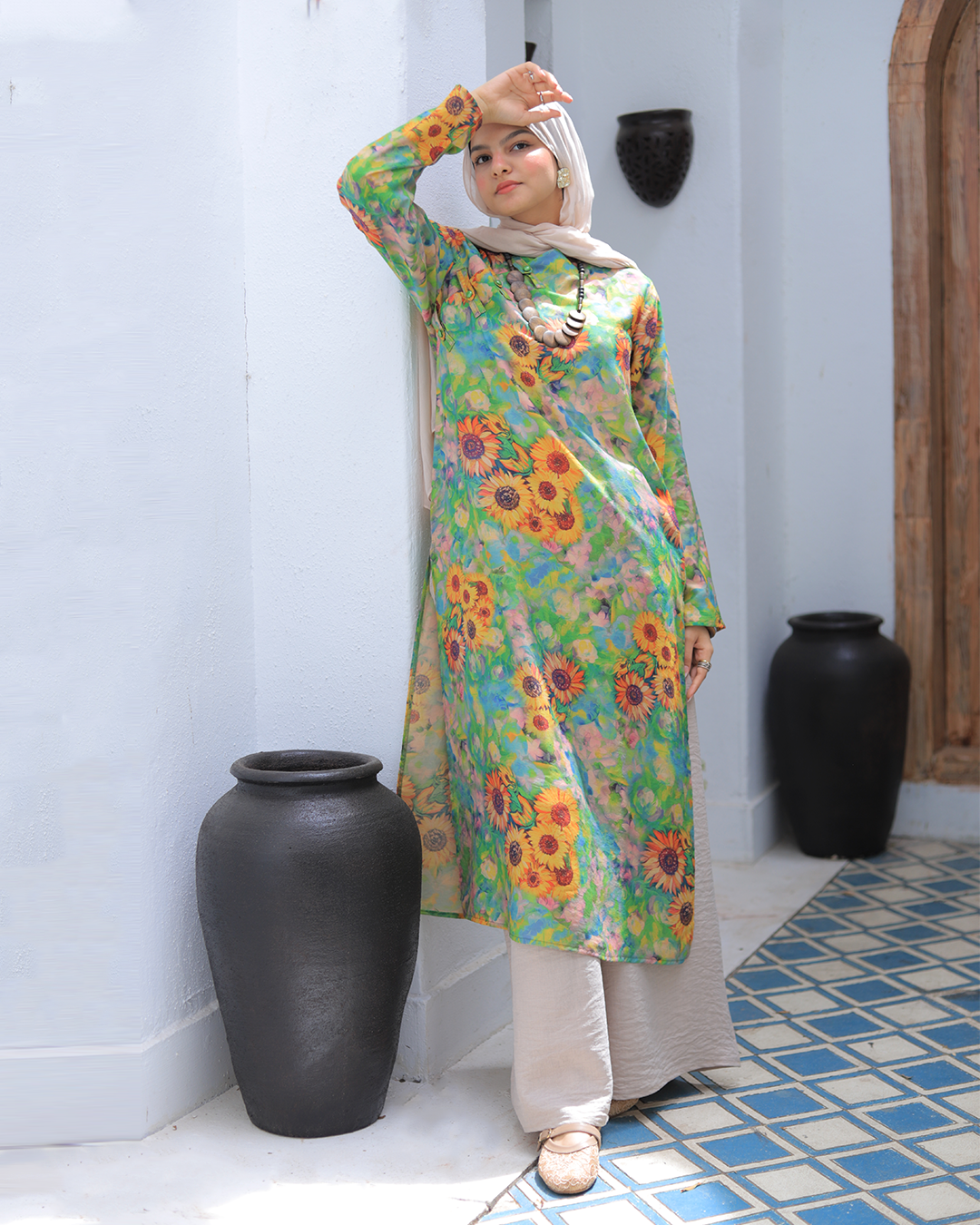 Woroud Tunic - تونيك ورود - Queenza