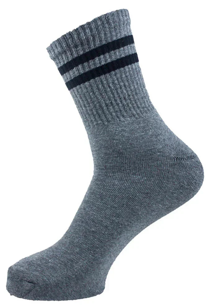 Men Set Of 6 Long Half Terry Sport Socks Multicolour - Sam Socks - Babazzaro