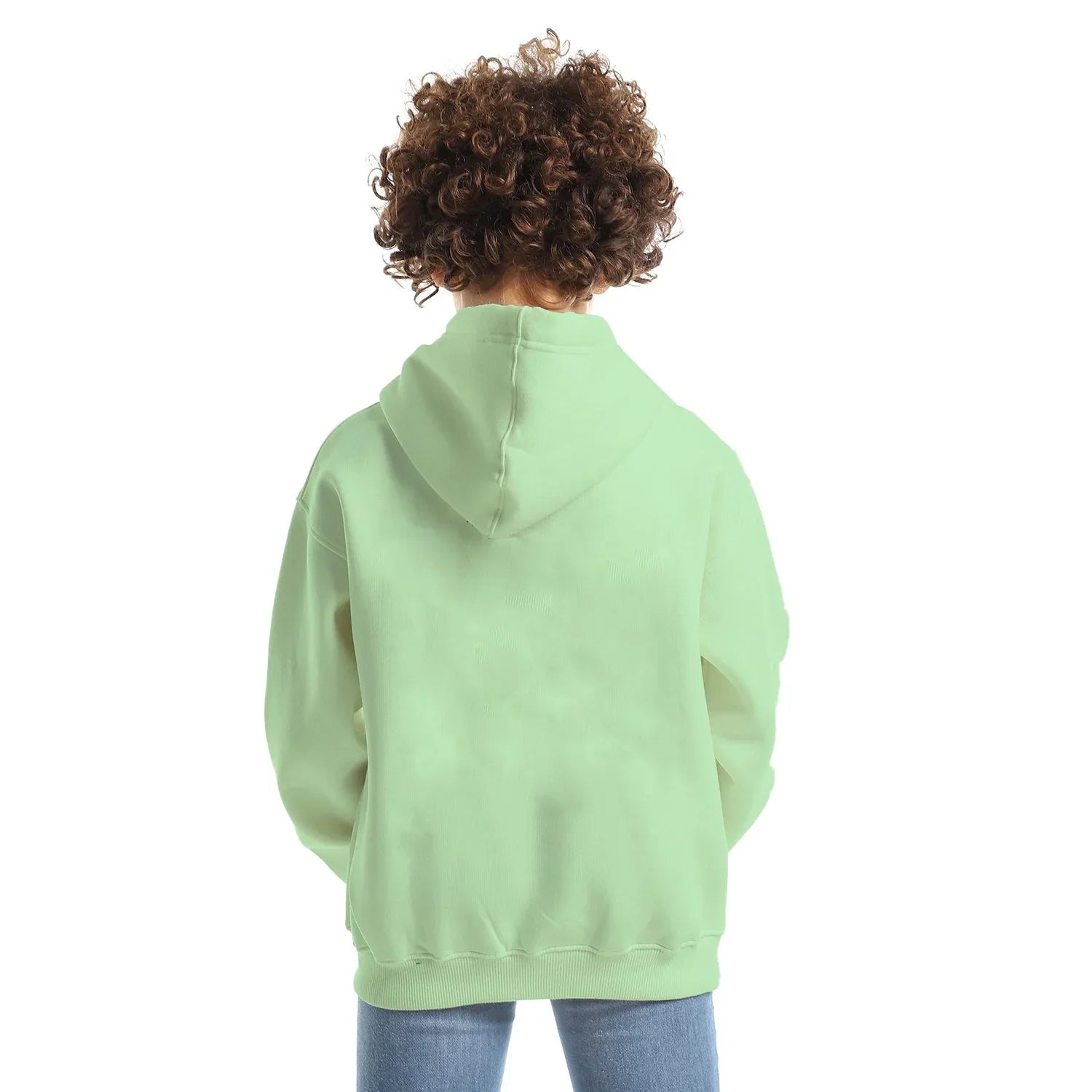 NAS Trends - Im My Own Hero Kids Oversized Hoodie-mint Green 3