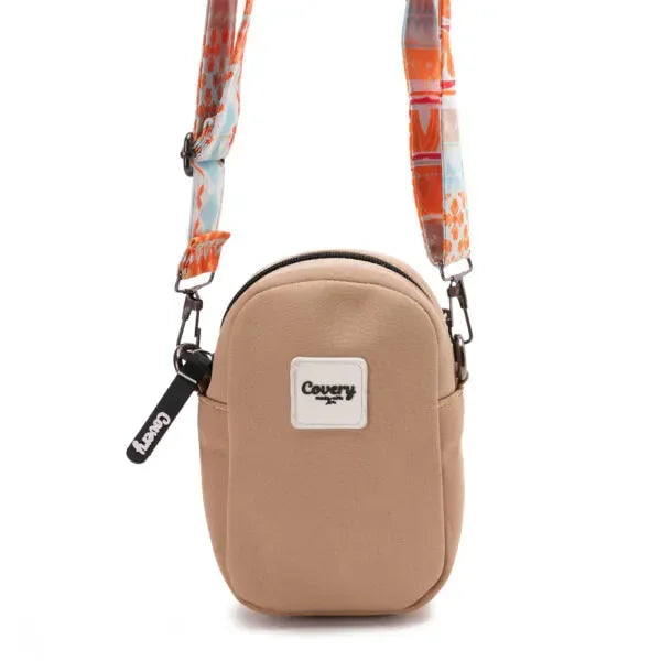 Beige Mini Cross Bag - Covery - Babazzaro
