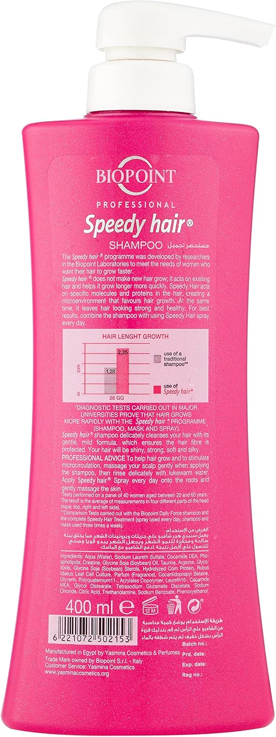 Biopoint Speedy Hair Shampoo 400 ml - Yasmina 3