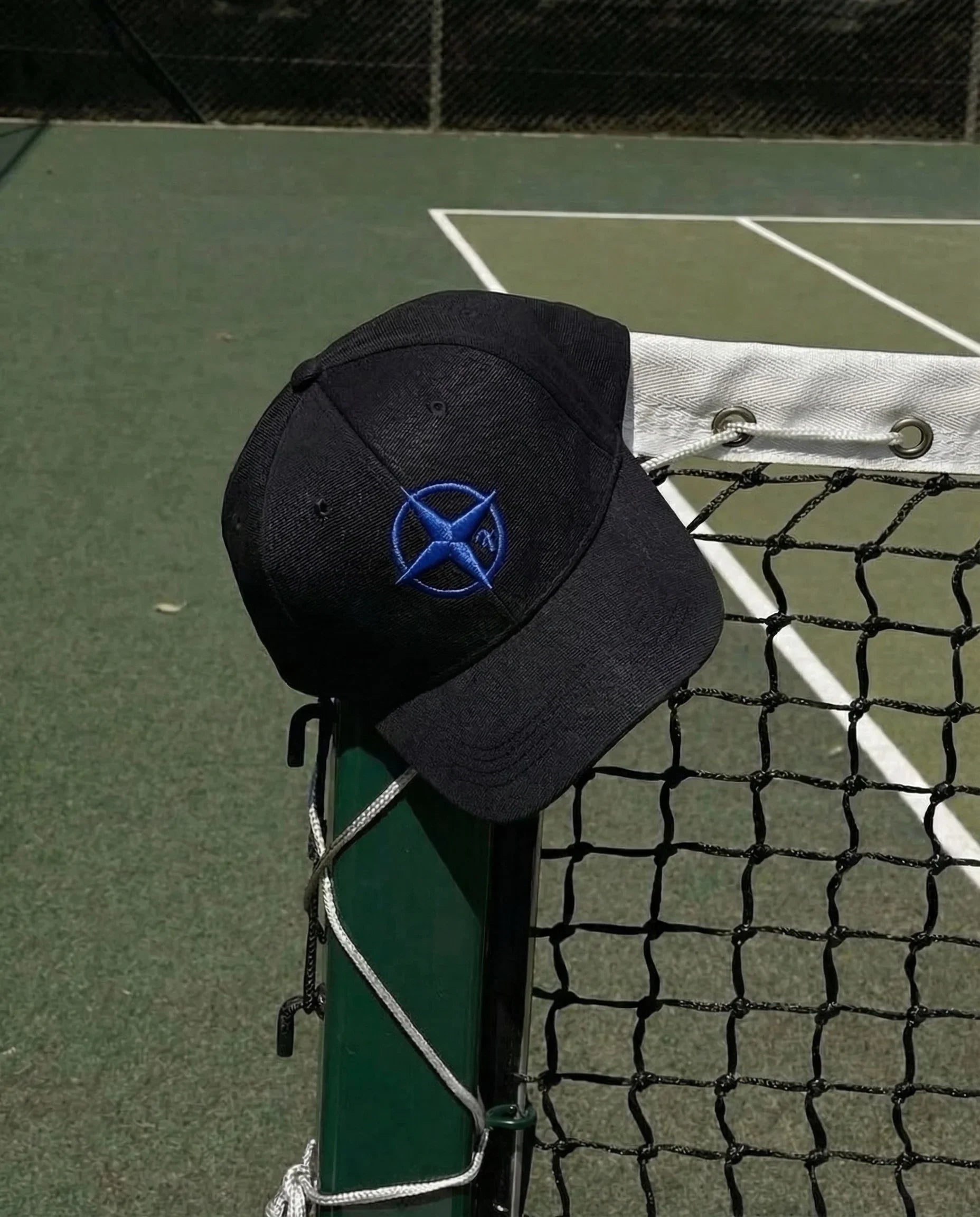 Black X Blue Compass Cap - 7elm