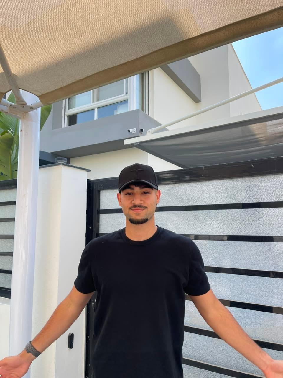 Black X Black Compass Cap - 7elm