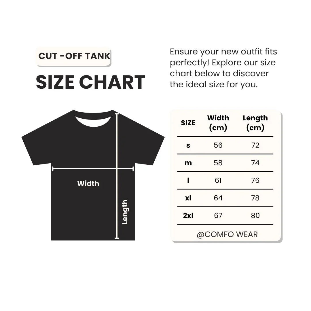 Black Oversized Cut-Off - Comfowear 4