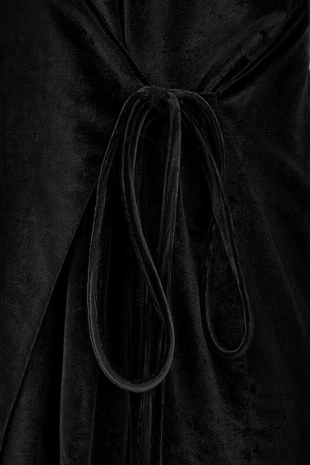 Reehan - Black Side Tie Kimono Set 12