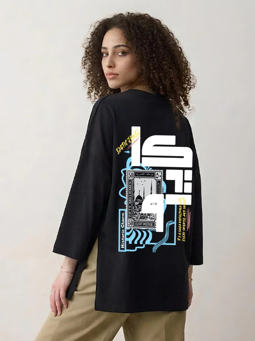 Cairo Women LS T-Shirt - Black - NAS Trends 2