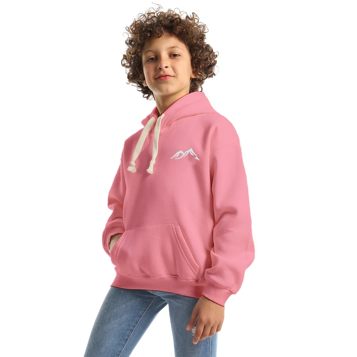 NAS Trends - Cold Mountain Kids Oversized Hoodie - Rose 3