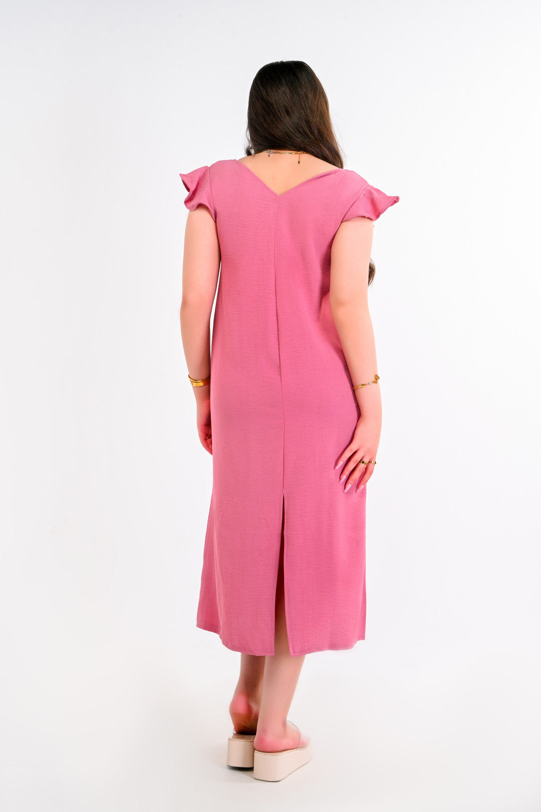Linen Casual Long Dress - Viva 4