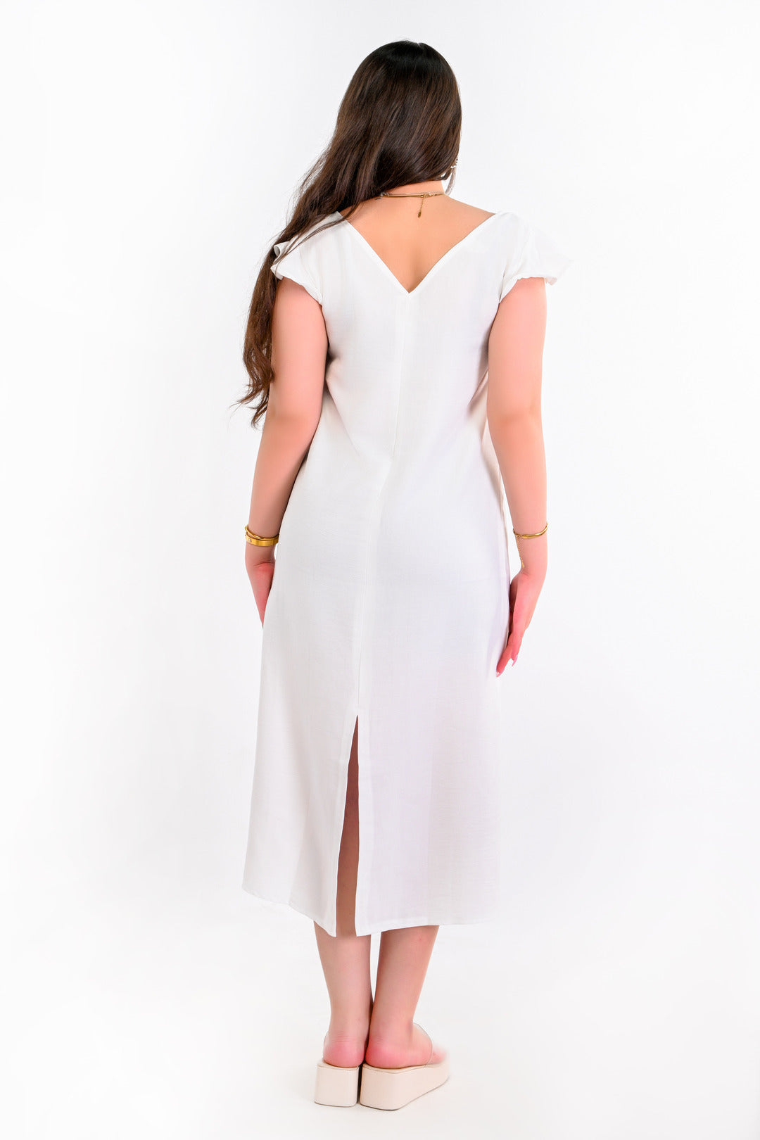 Linen Casual Long Dress - Viva 9