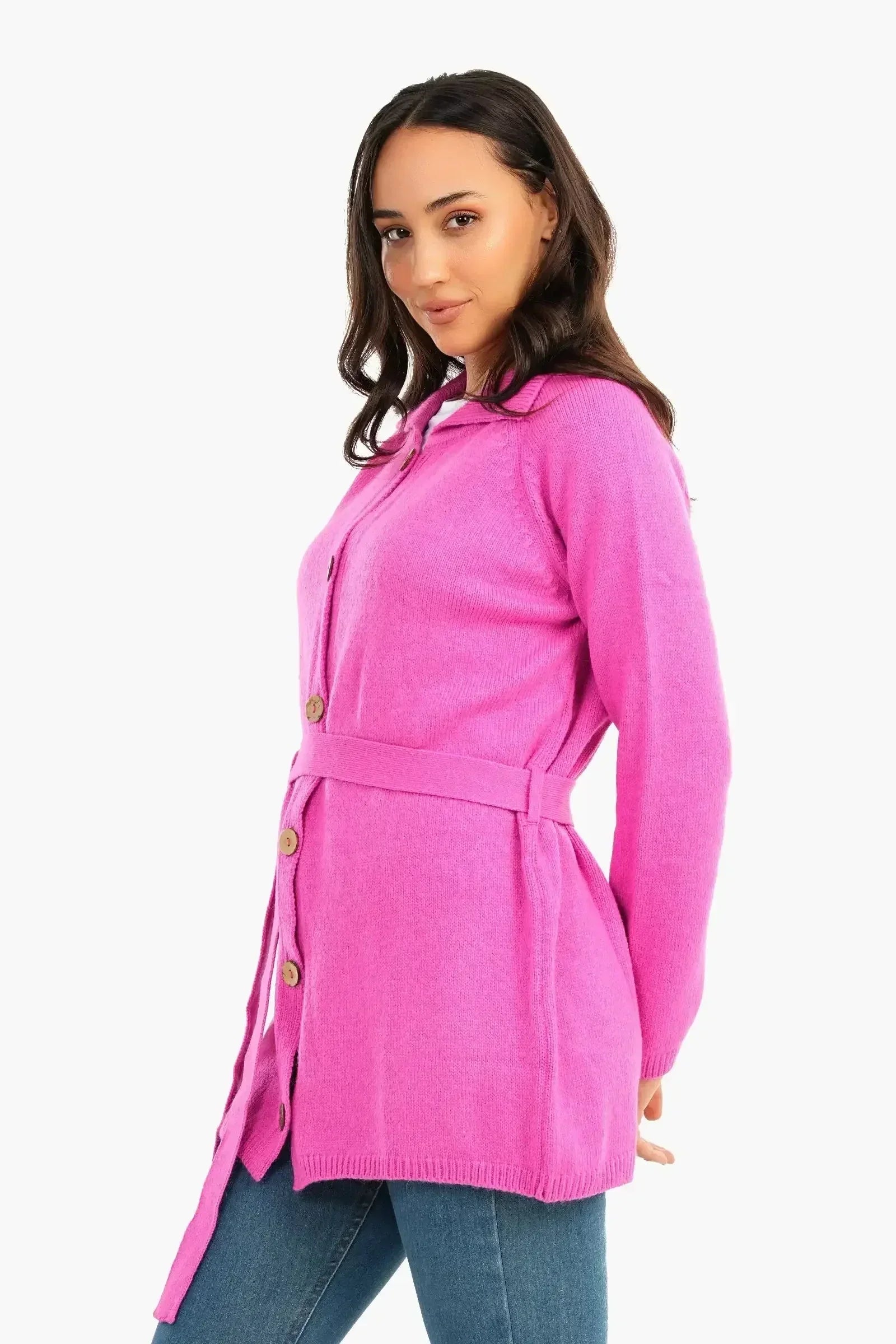 Carina - Knitted Hip Length Cardigan 5