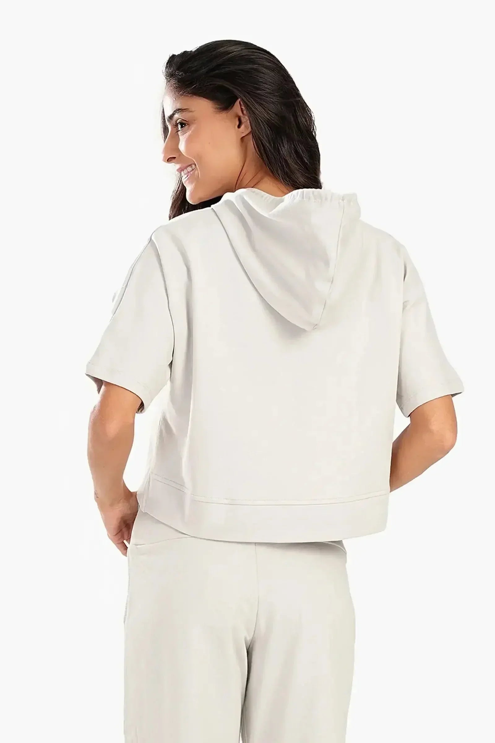 Carina - Asymmetrical Cropped Pyjama Top 3