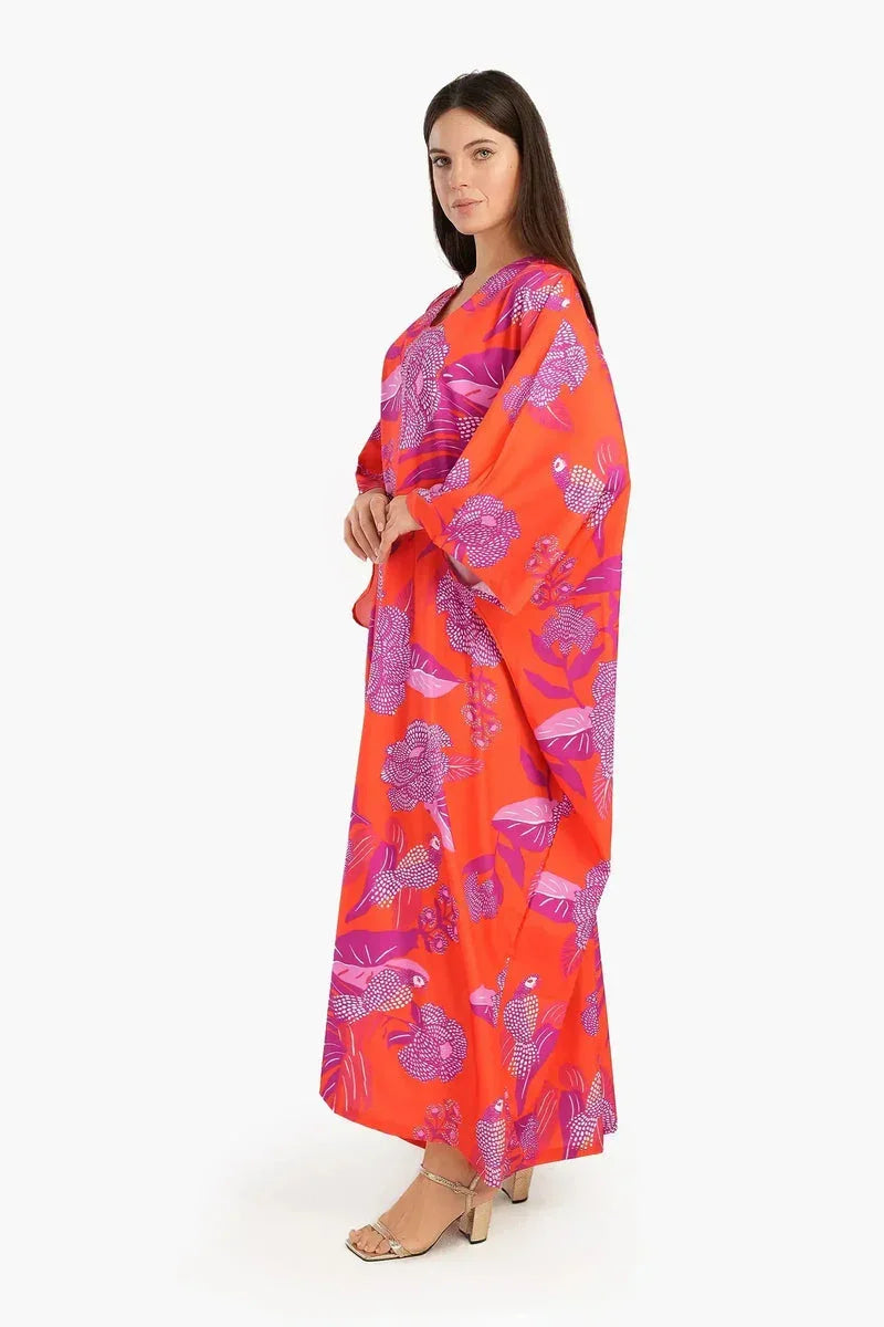 Floral Poncho Dress - Carina 5