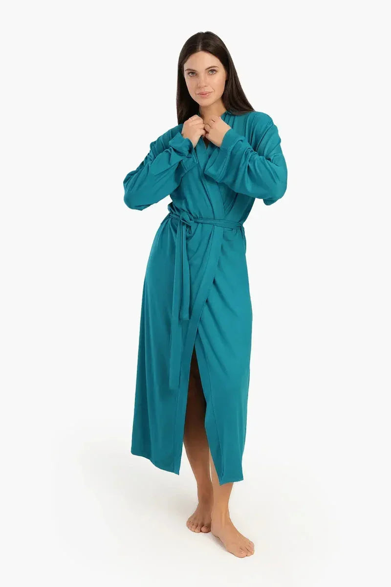 Long Sleeves Plain Robe - Carina 3