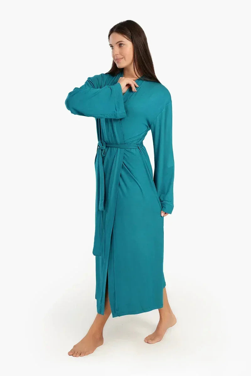 Long Sleeves Plain Robe - Carina 5