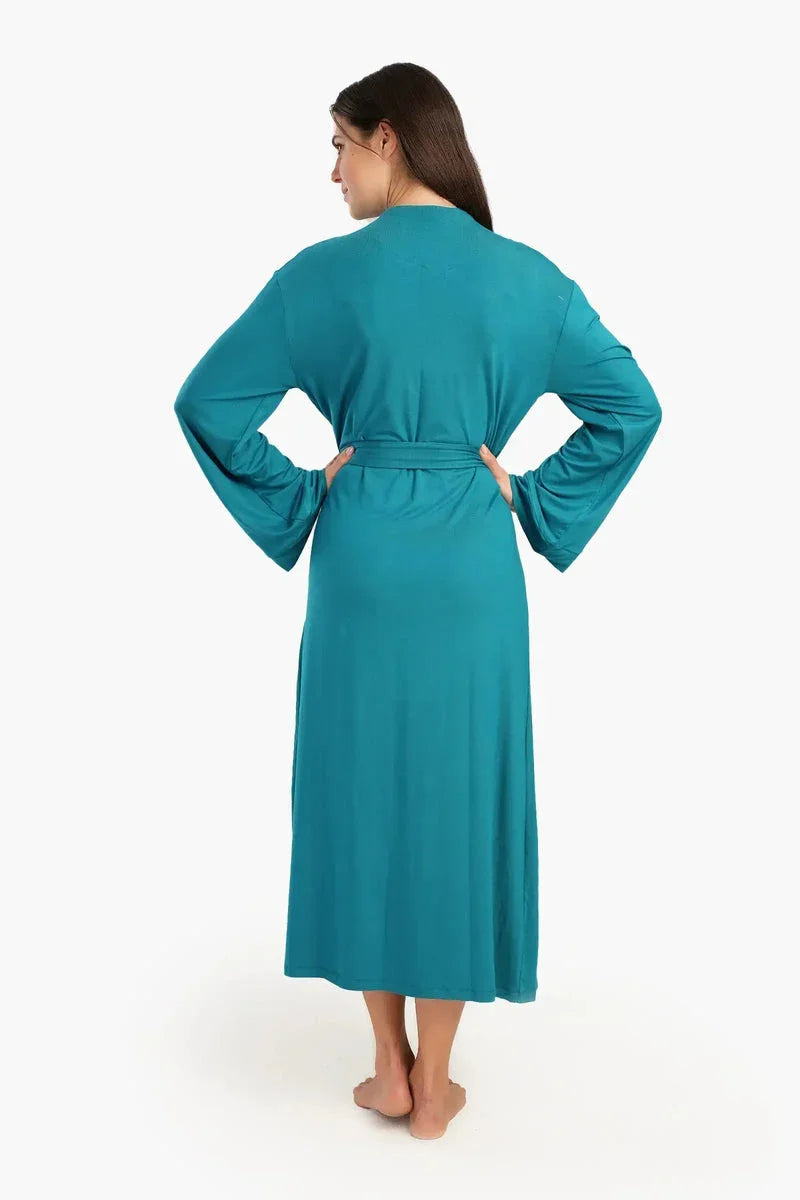 Carina - Long Sleeves Plain Robe 11