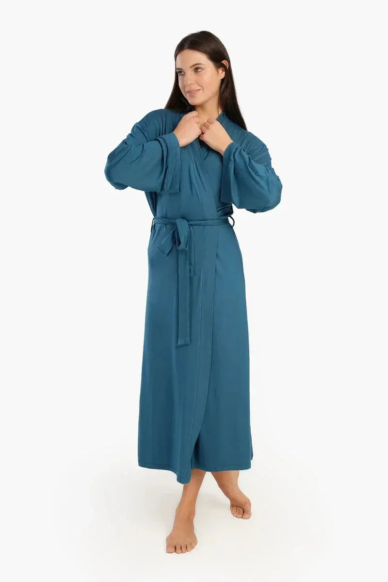 Long Sleeves Plain Robe - Carina 2