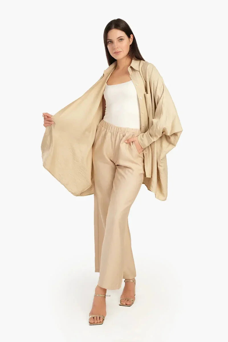 Carina - Oversized Poncho Shirt 14