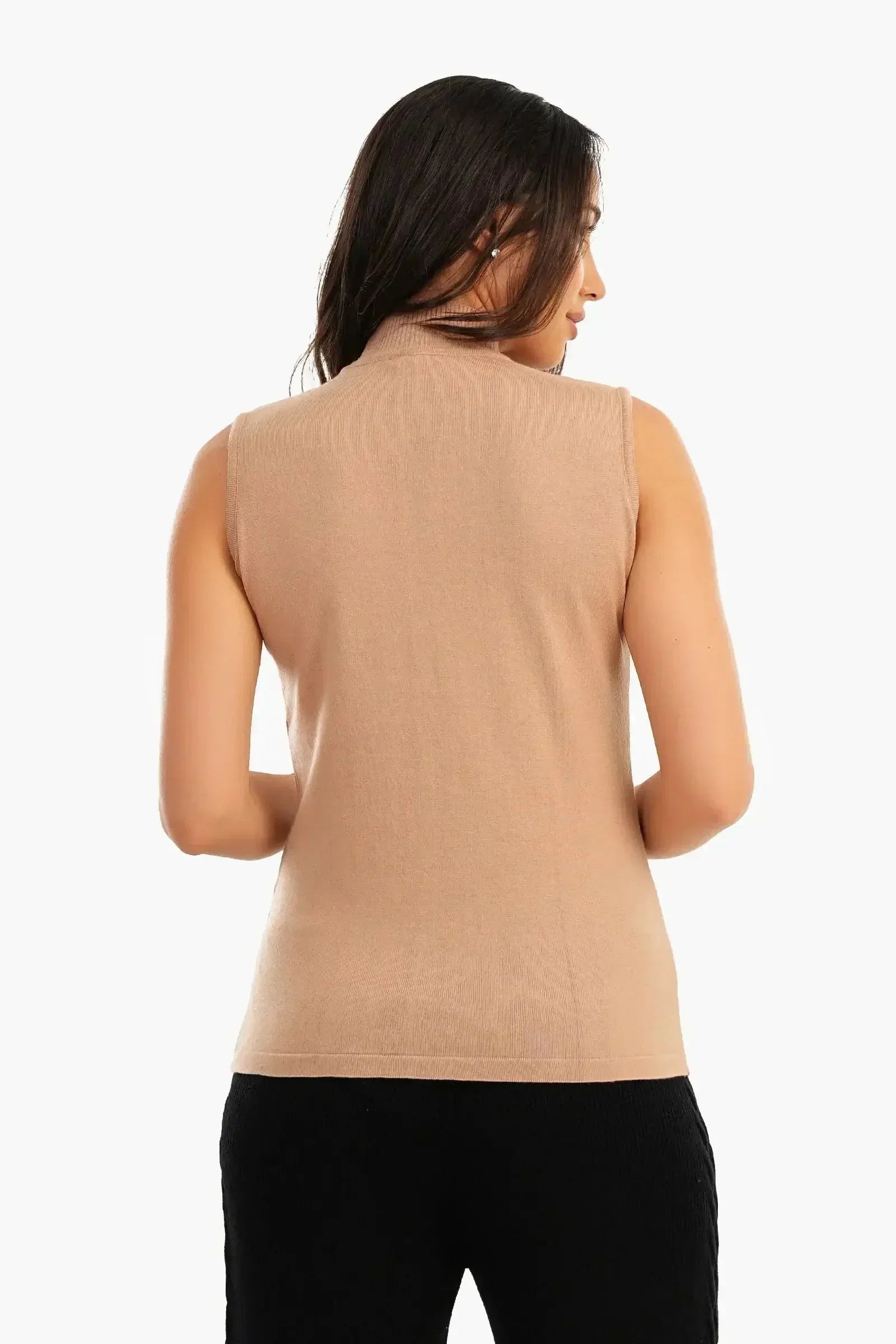 Carina - Sleeveless High Neck Pullover 2