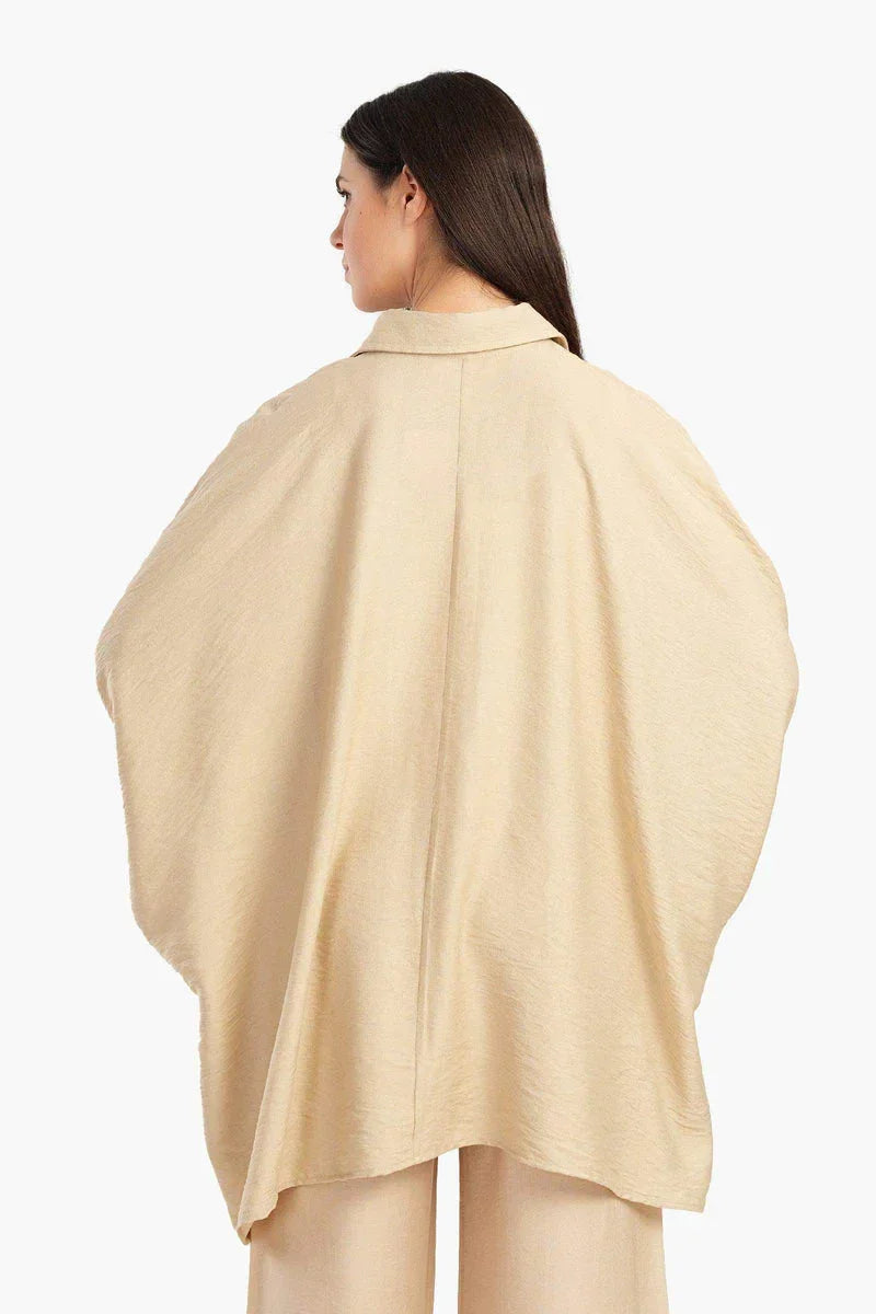 Oversized Poncho Shirt - Carina 8