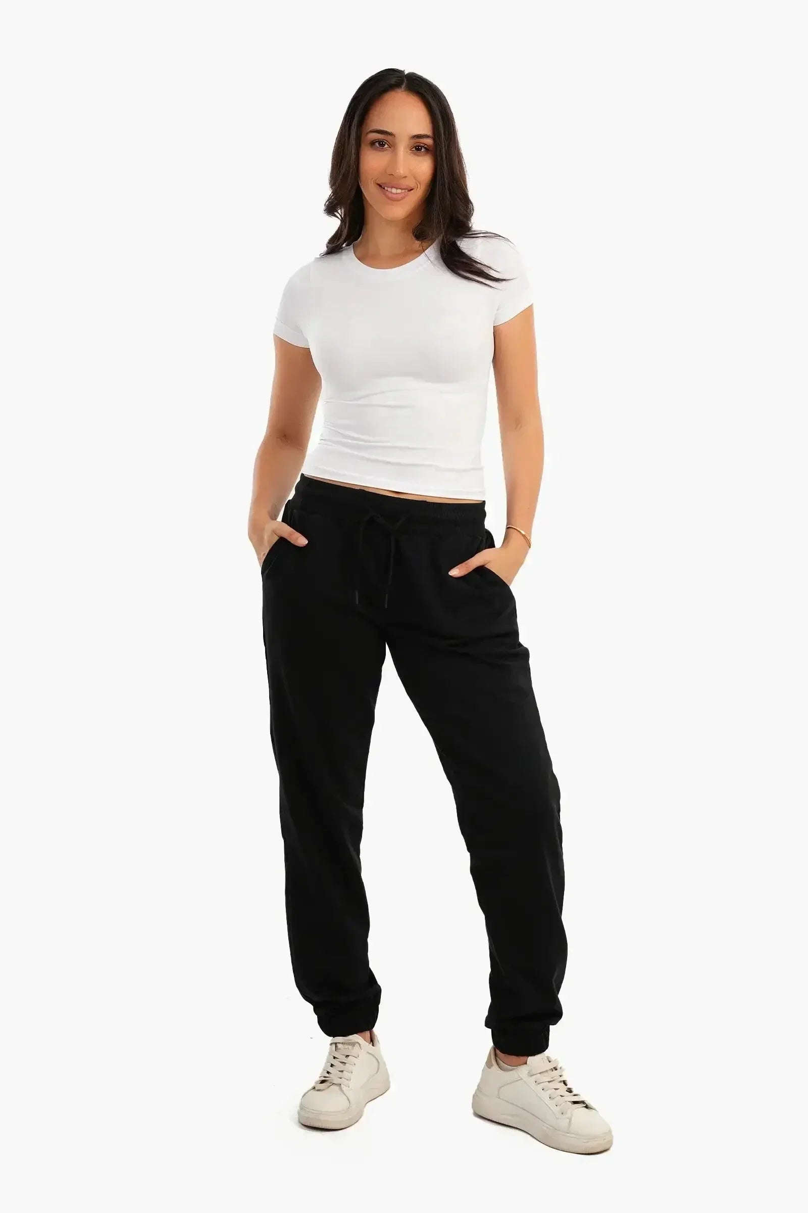Carina - Black Lounge Joggers 4