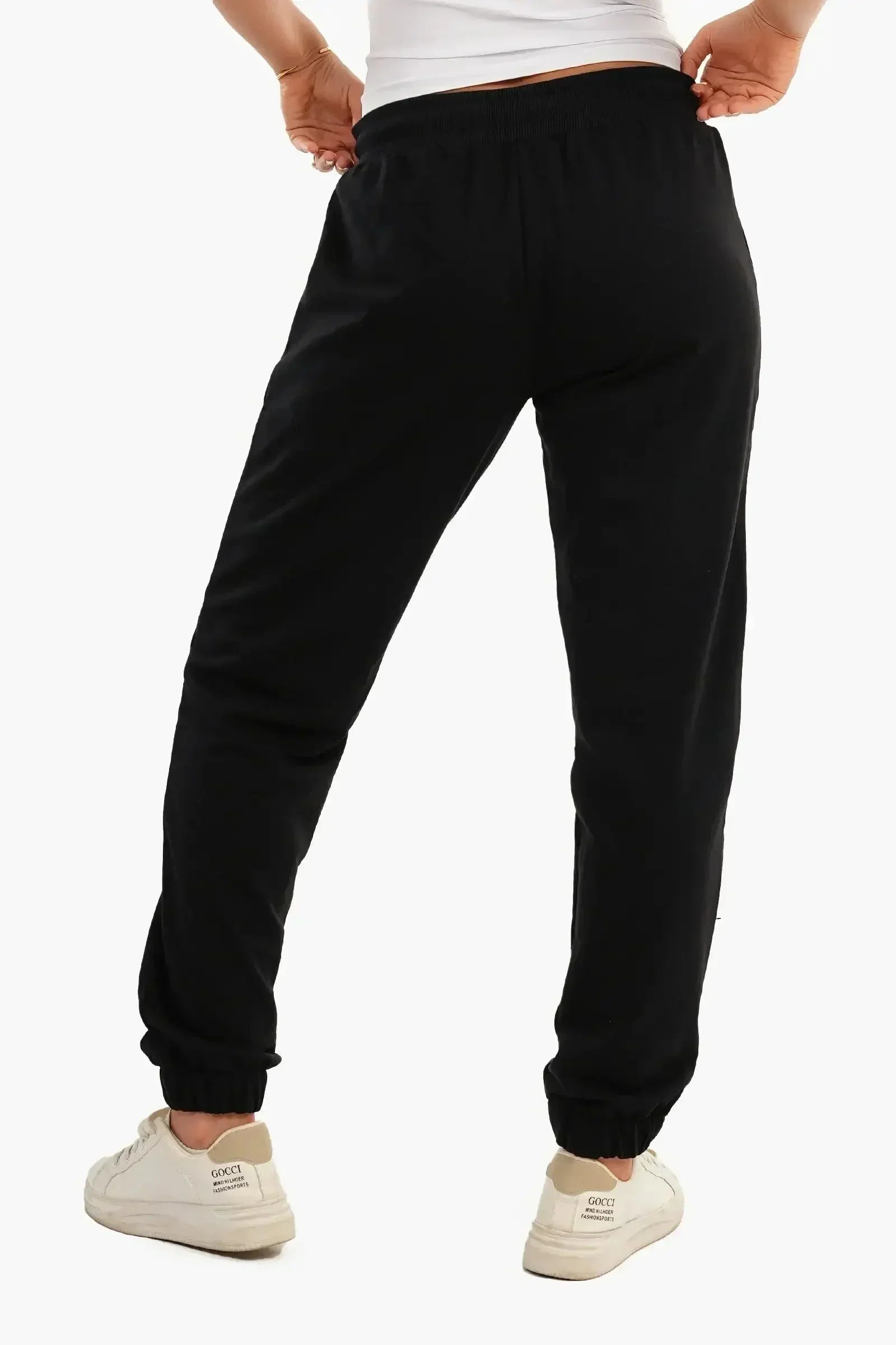 Carina - Black Lounge Joggers 2