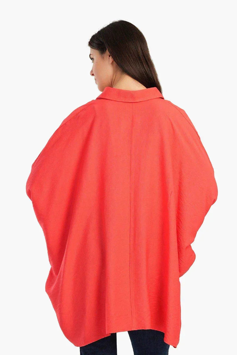 Oversized Poncho Shirt - Carina 9