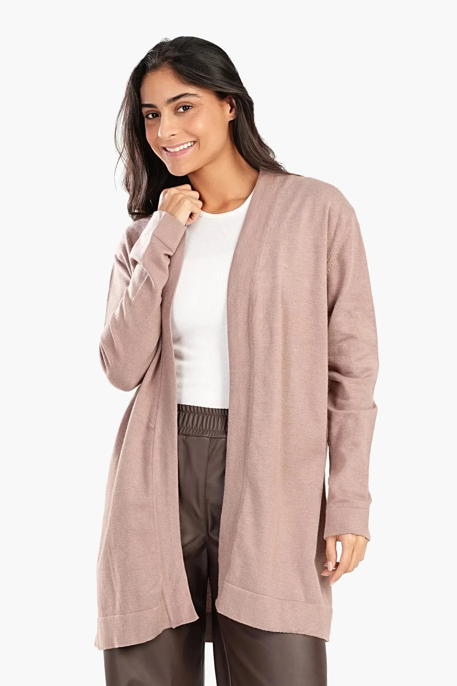 Carina - Drop Shoulder Trico Cardigan 2