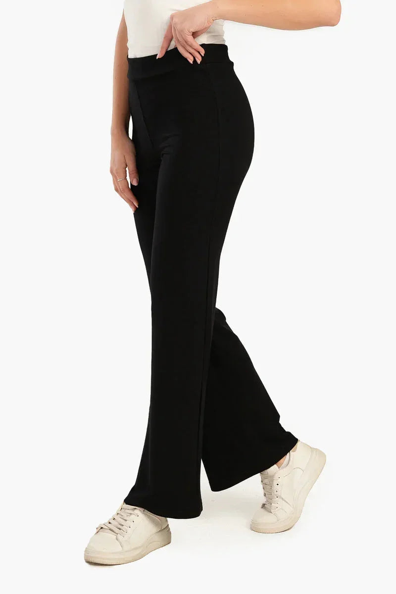 Carina - Straight Cut Solid Pants 3