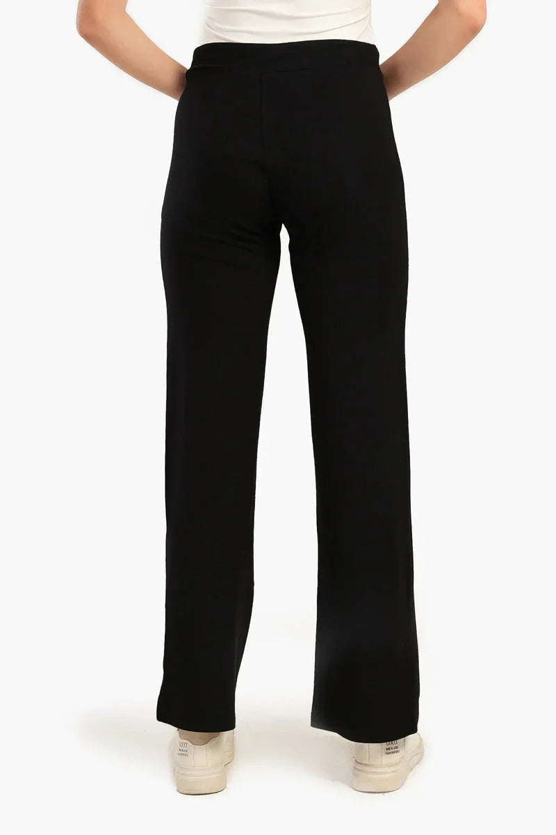 Carina - Straight Cut Solid Pants 5