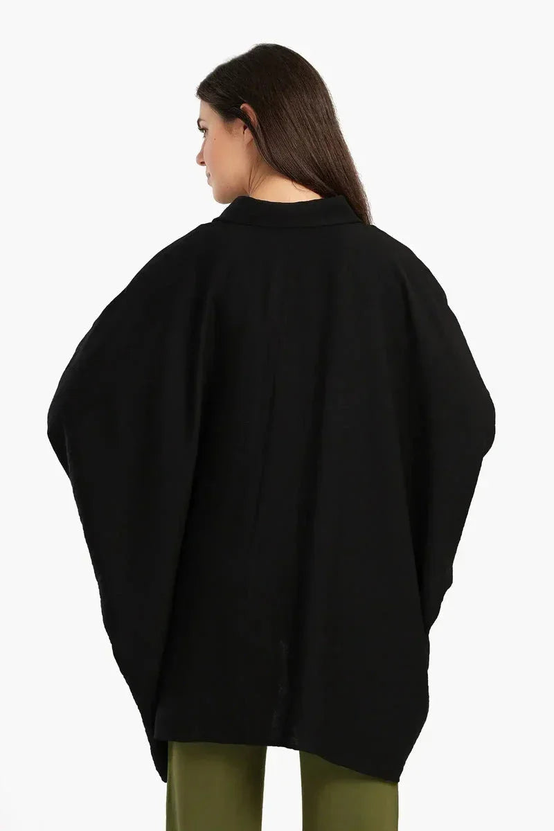 Oversized Poncho Shirt - Carina 7