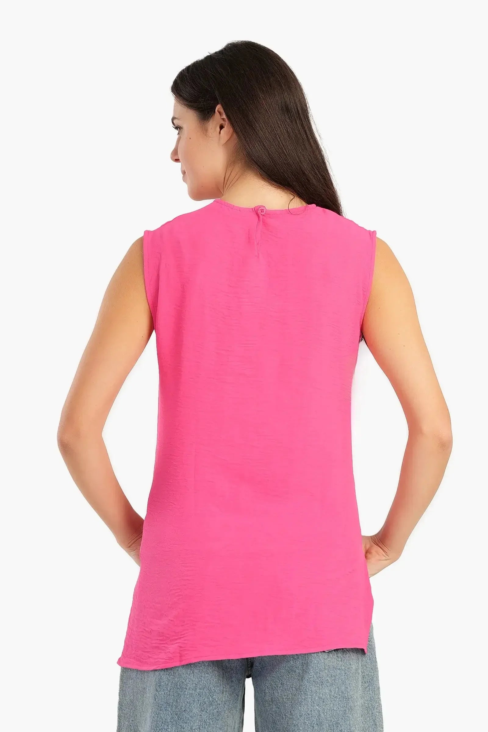 Carina - Sleeveless Blouse with Slits 3