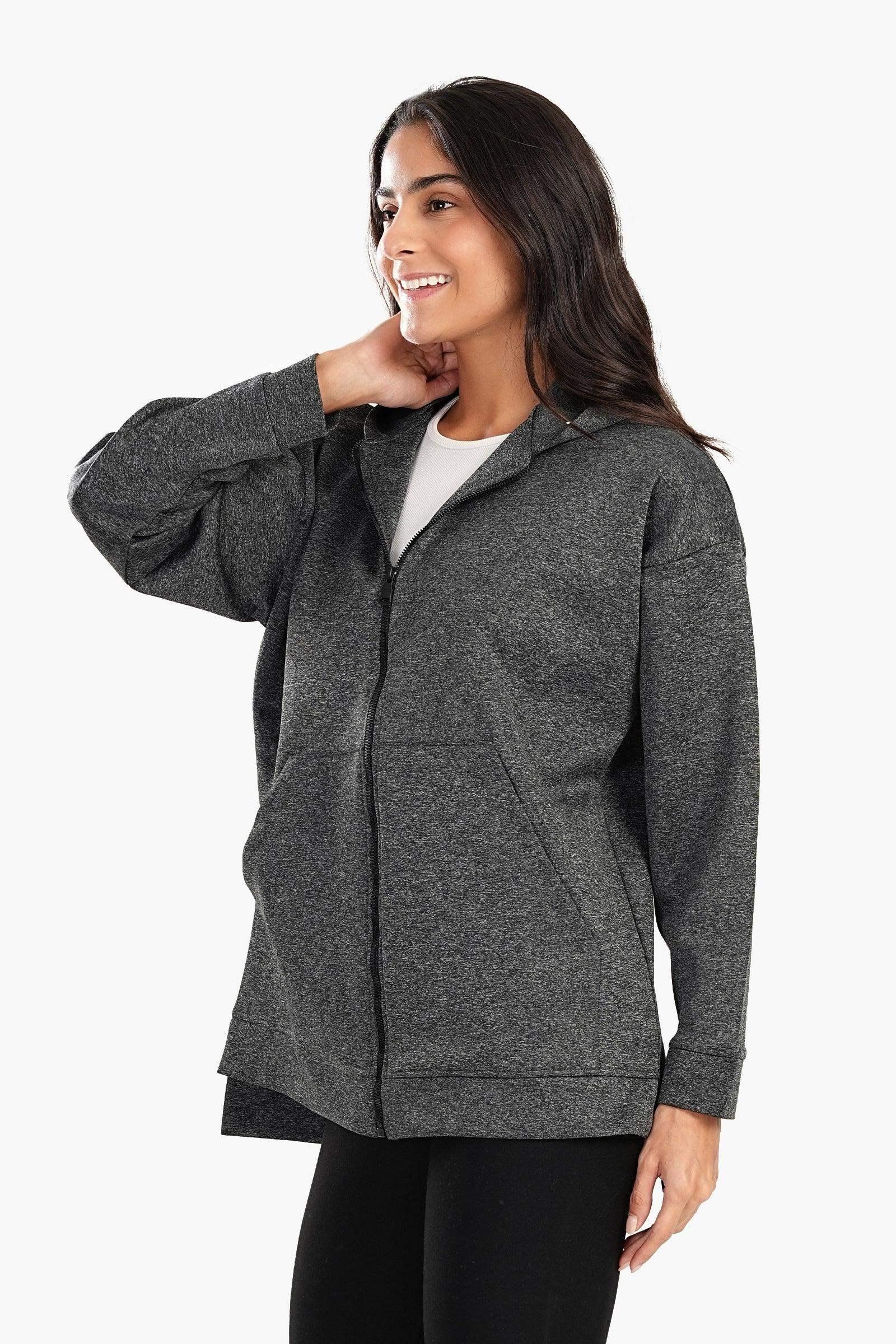 Carina - Lounge Jacket with Hoodie 1
