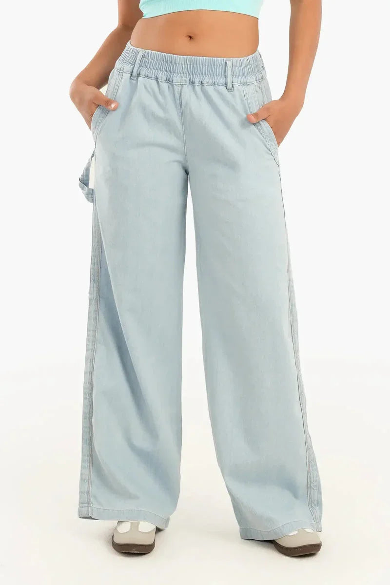Carina - Lightweight Wide Leg Jeans 2