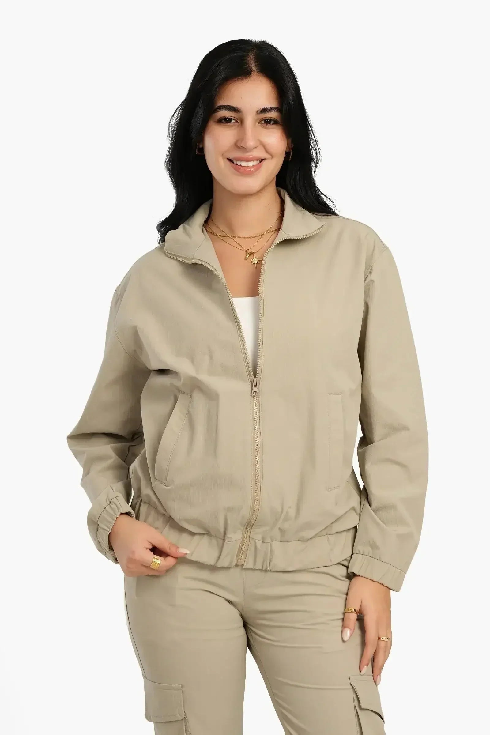 Carina - Lounge Jacket with Zipper Closure 1
