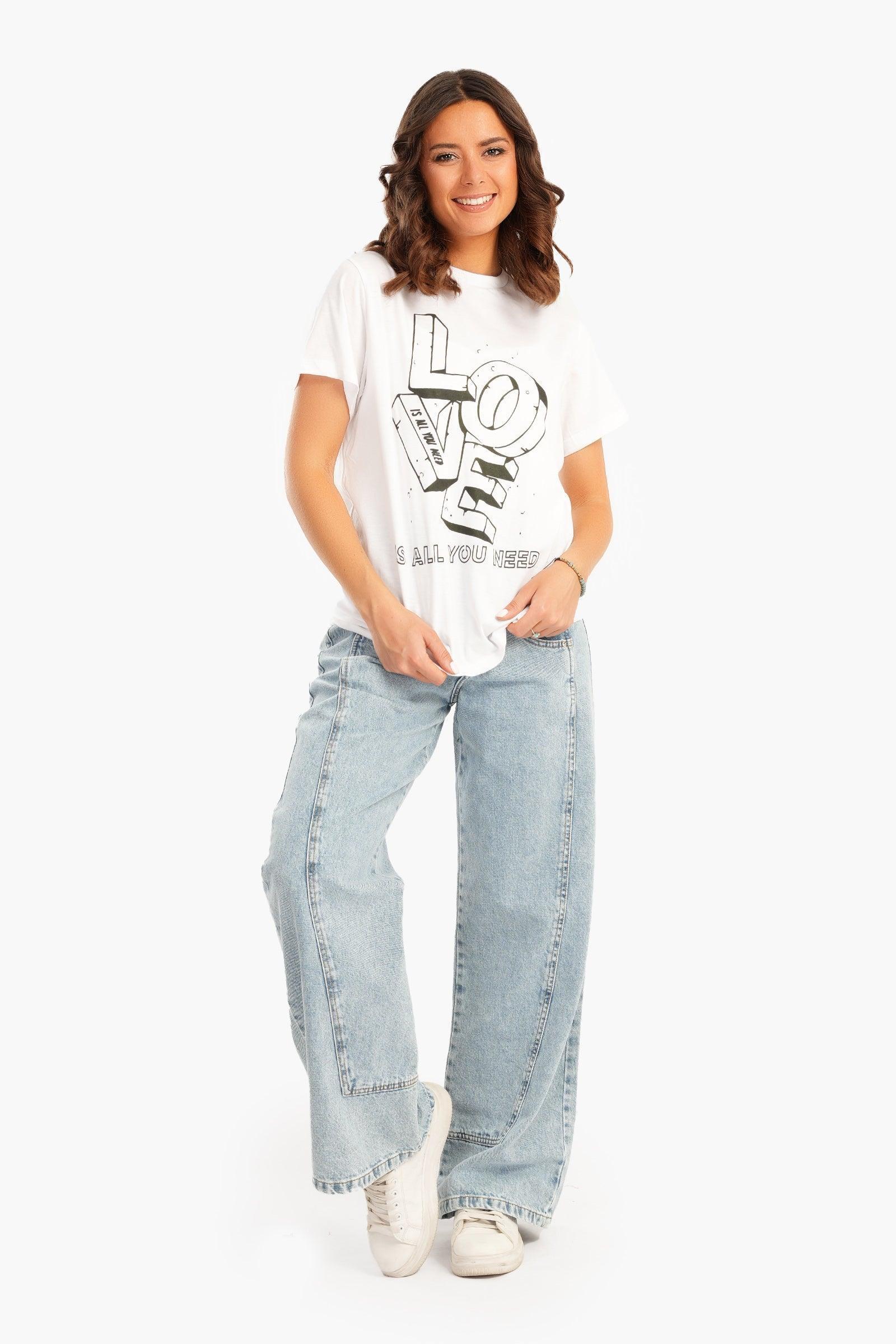 Clue - Printed White T-Shirt 4