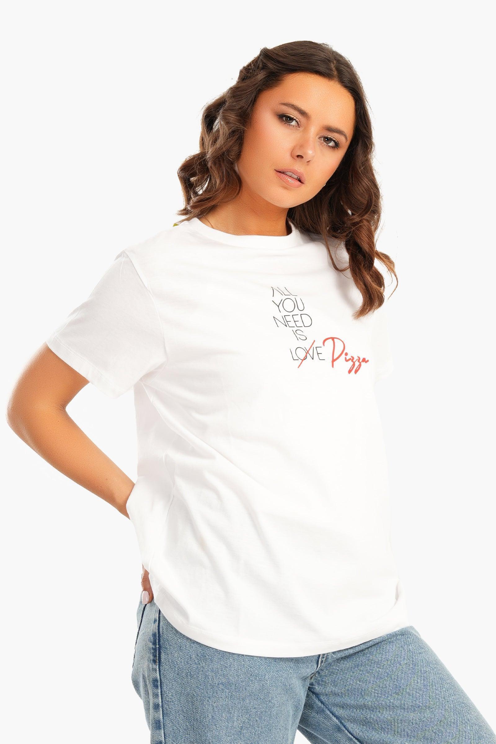 Clue - White Regular Fit T-Shirt 1