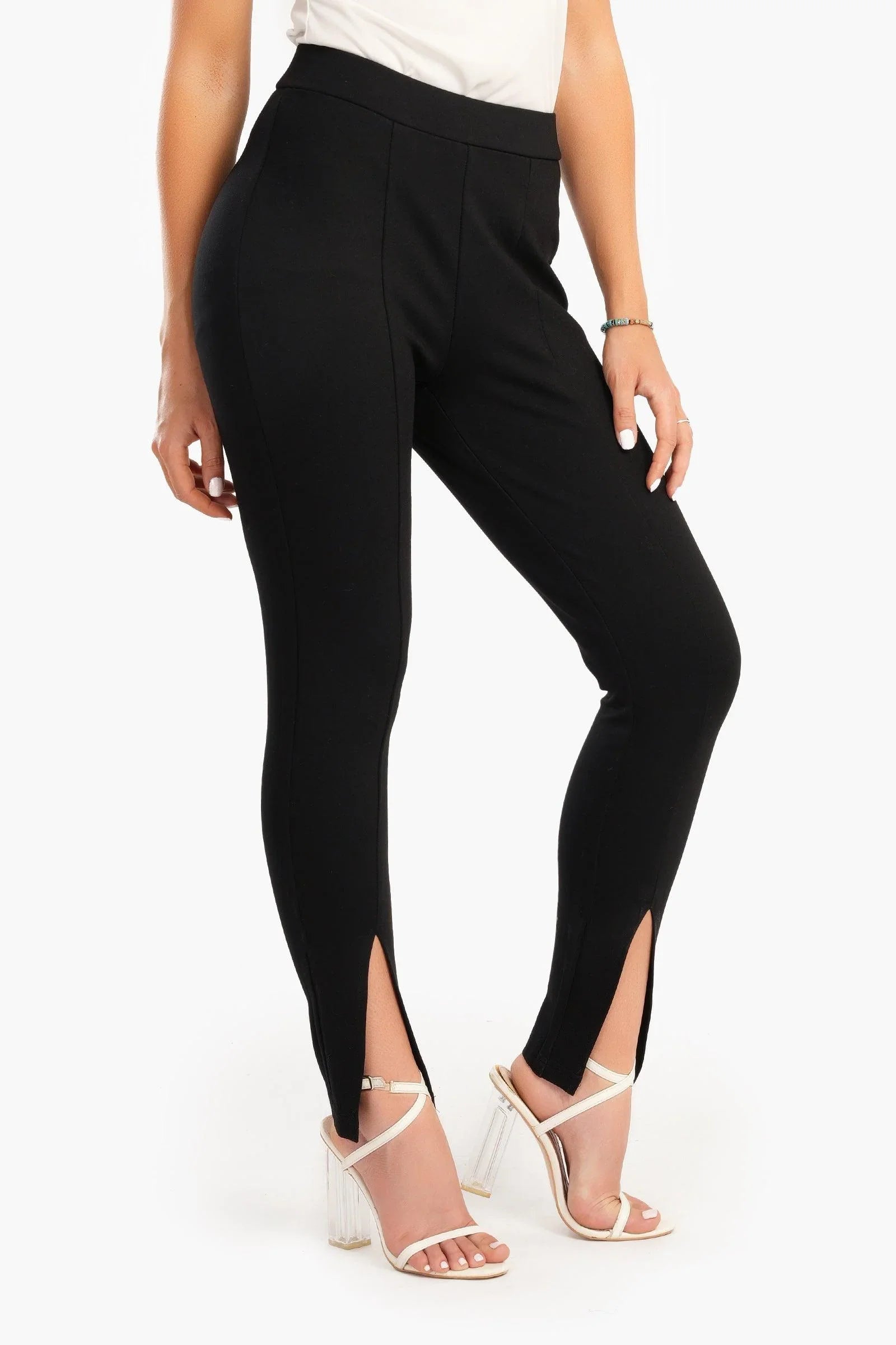Clue - Piping Leggings with Slits 1