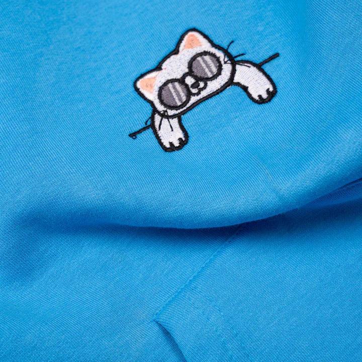 Colour Capsules - Adult Matching Chill Cat Hoodie – Embroidered 8