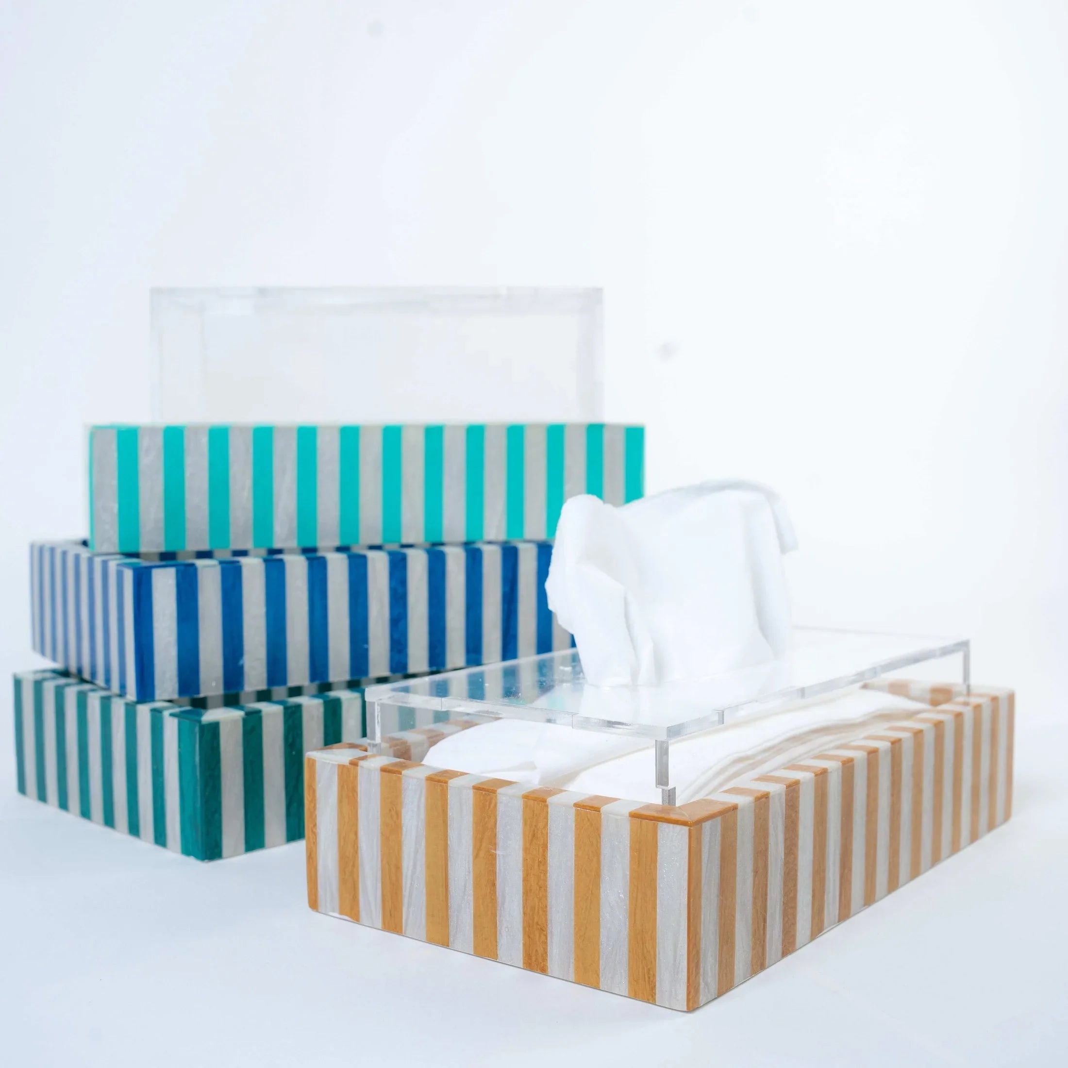 Lavender- Pearl Luxe Tissue box 1