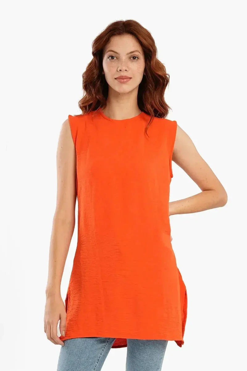 Lightweight Round Neck Blouse - Carina 6