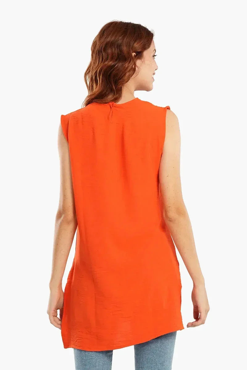 Lightweight Round Neck Blouse - Carina 9