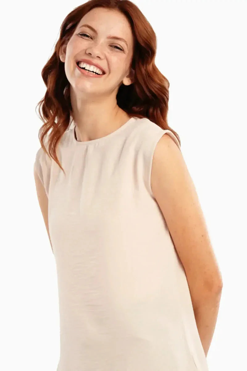 Carina - Lightweight Round Neck Blouse 14