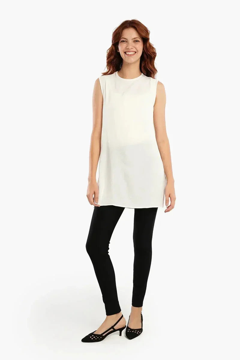 Lightweight Round Neck Blouse - Carina 18