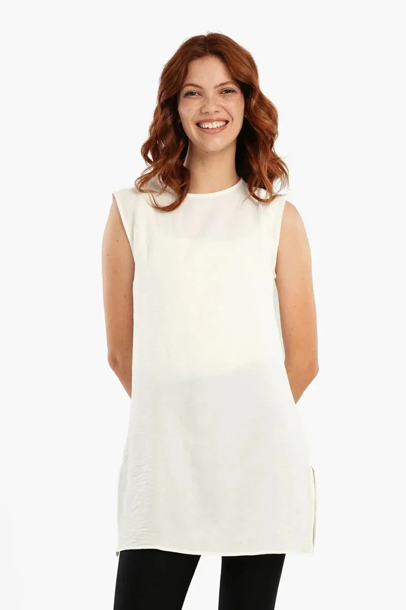 Lightweight Round Neck Blouse - Carina 3
