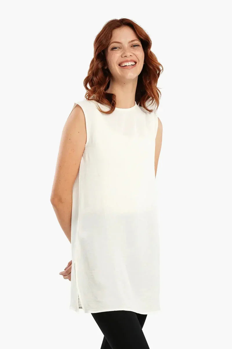 Lightweight Round Neck Blouse - Carina 5