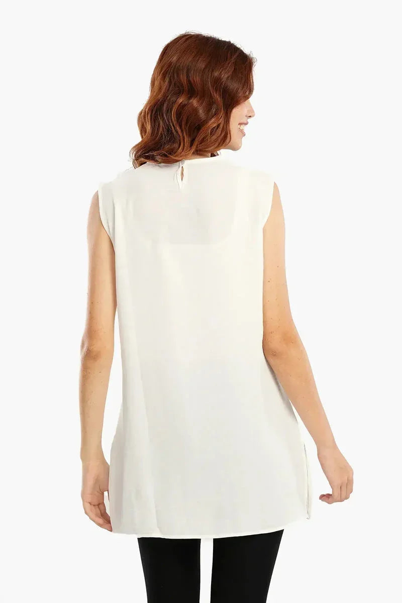 Lightweight Round Neck Blouse - Carina 11