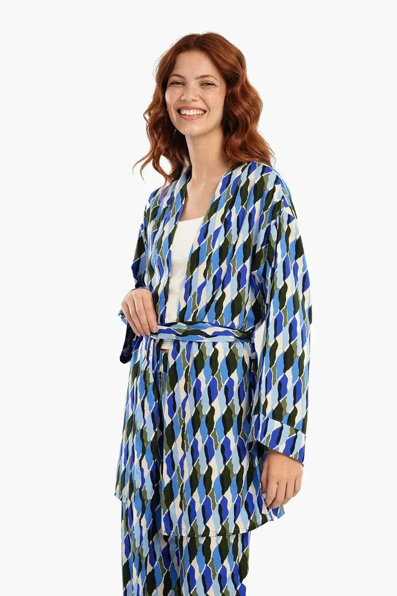 Relax Fit Colorful Kimono - Carina 5